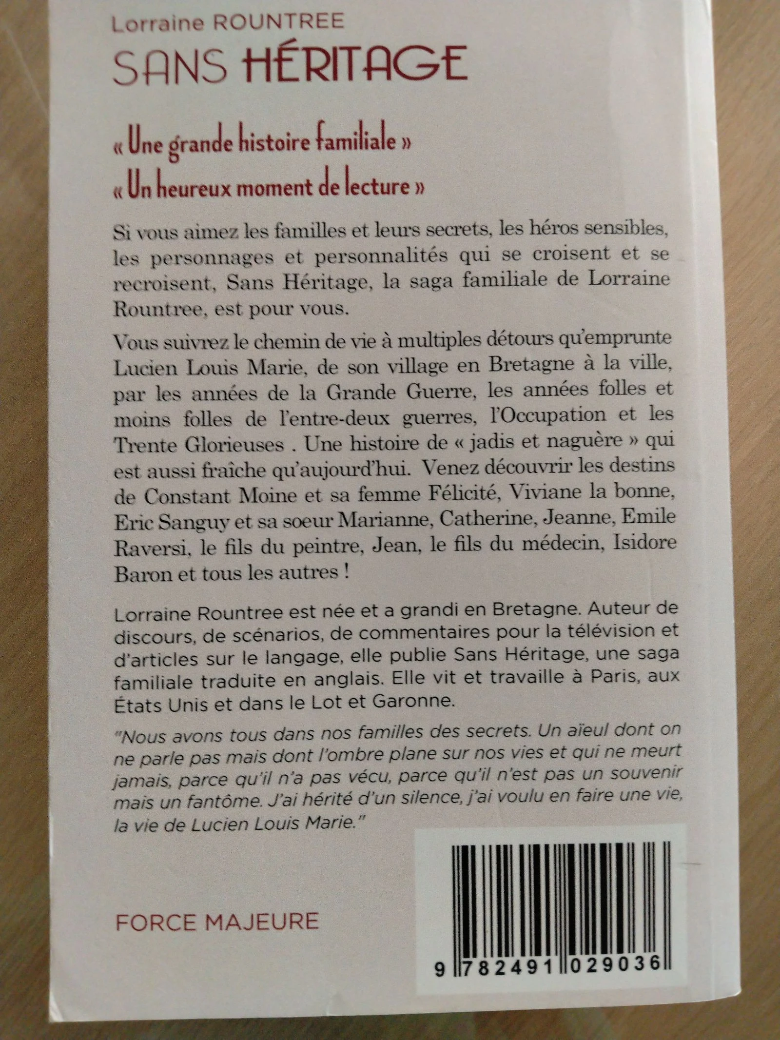 Lorraine ROUNTREE Book Without Inheritance – photo 2